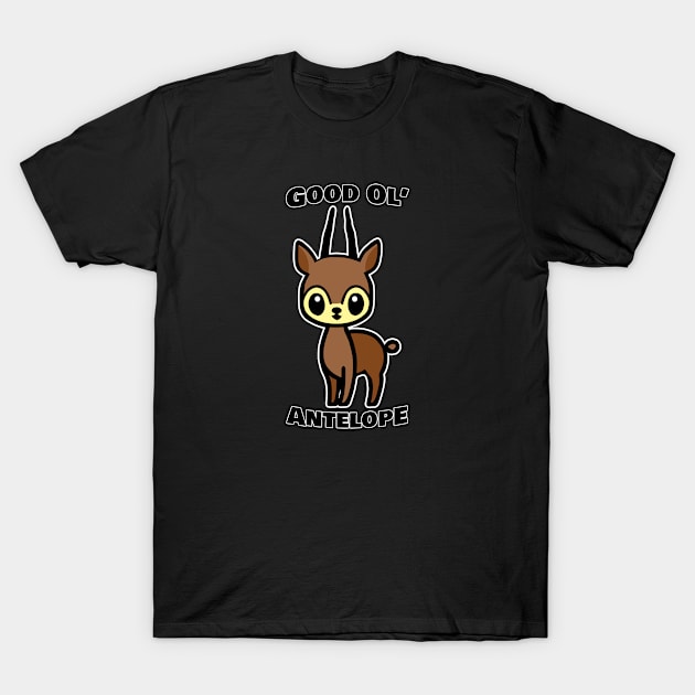 Good Ol' Antelope - If you used to be a Antelope, a Good Old Antelope too, you'll find this bestseller critter design perfect. Show the other critters when you get back to Gilwell! T-Shirt by SeaStories